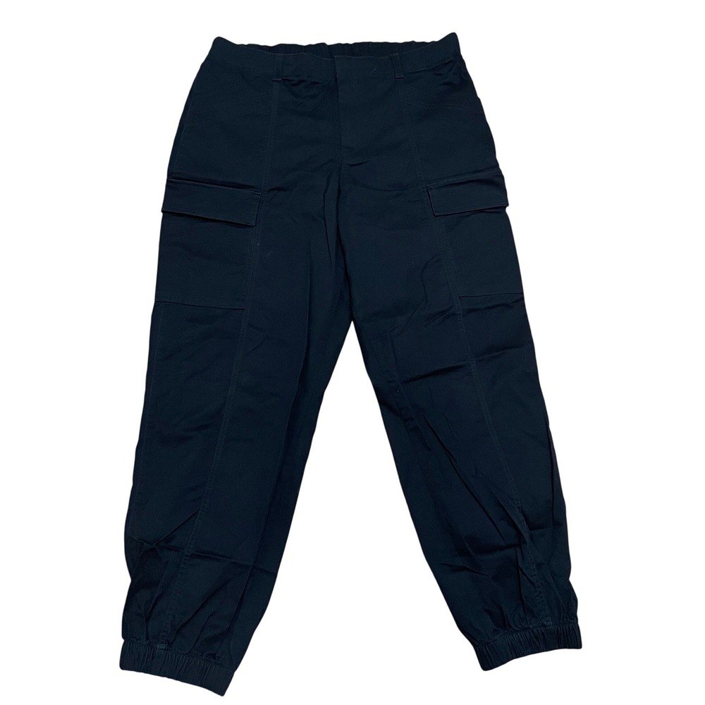 GAP Women's XL Tall Black Downtown Cargo Pants Moonless Night Casual Utility